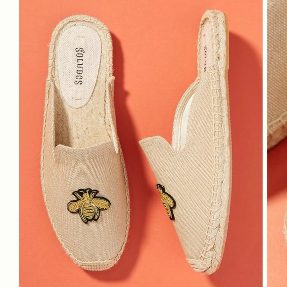Soludos Bees Beaded Mule Espadrille - Picture 2 of 16